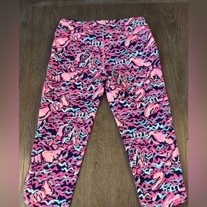 EUC Lilly Pulitzer Luxletic Leggings style 88189 Sz L